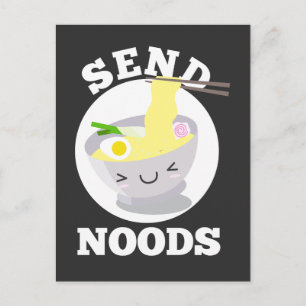 Carte Postale Envoyez-nous des nuits Asiatiques Kawaii Ramen nou