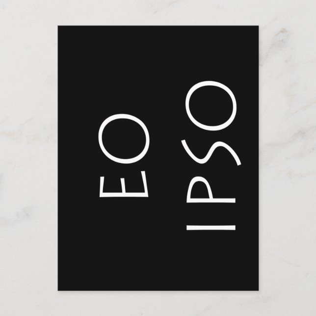 Carte Postale Eo Ipso (Devant)