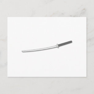 Carte Postale Épée Ninja Samurai