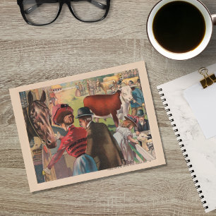 Carte Postale Ephémère de ferme animale vintage