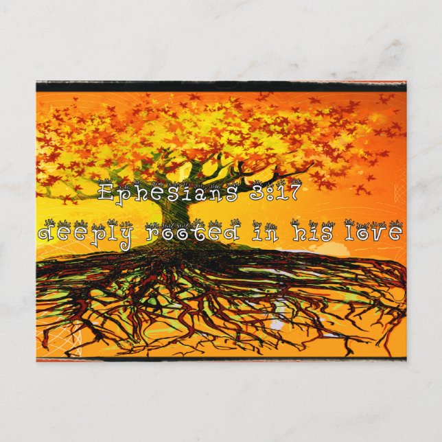 Carte Postale Éphésiens 3:17 (Devant)