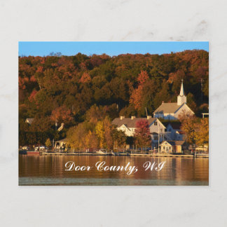 Carte Postale Ephraïm, Wisconsin au coucher du soleil