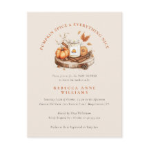 Épice citrouille & Tout Nice - Baby shower d'autom