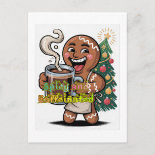 Carte Postale Épicé et Caféiné