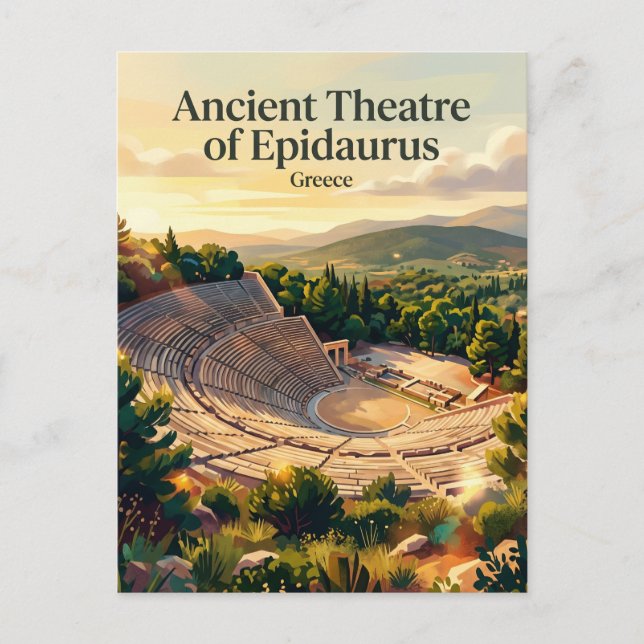 Carte Postale Epidaure, Grèce Grèce (Devant)