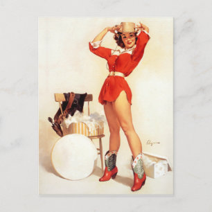 Carte Postale Épingle Casquette de la fille