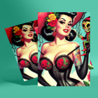 Épingle de sorcière tatouée