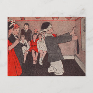 Carte Postale Épingle la queue à l'âne