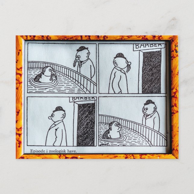Carte Postale Episode i zoologisk hage (Devant)
