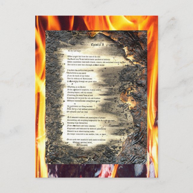 Carte Postale Épître 1 (Devant)