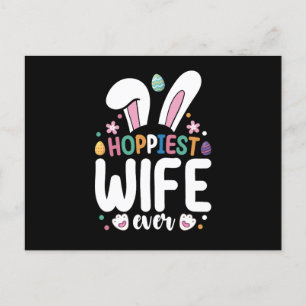 Carte Postale Épouse la plus optimiste de chaque famille OEufs l
