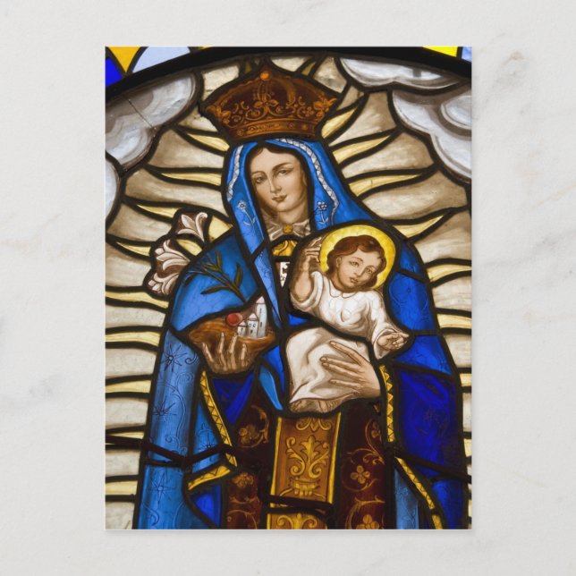 Carte Postale Equateur, Quito. Statue de la Vierge ailée (Devant)