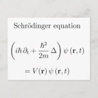 équation Schrodinger avec nom