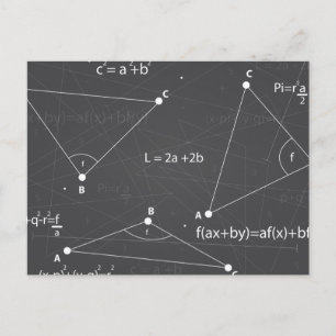 Carte Postale Équations mathématiques