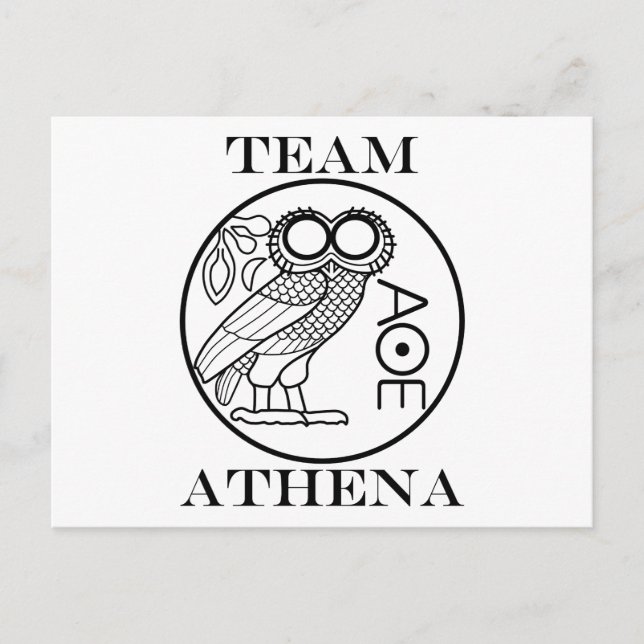 Carte Postale Équipe Athena (Police graveurs) (Devant)