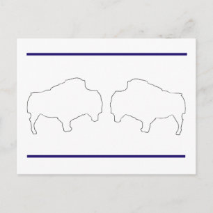 Carte Postale Équipe Buffalo