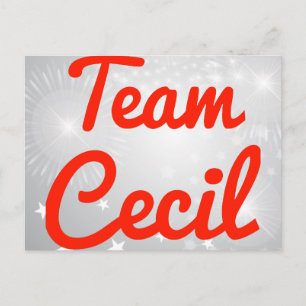 Carte Postale Équipe Cecil