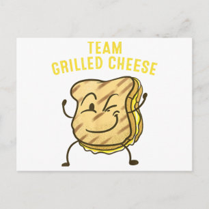 Carte Postale Équipe cool cadeau de fromage grillé drôle d'équip