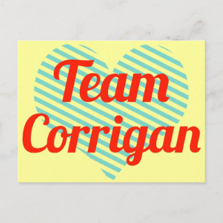 Carte Postale Équipe Corrigan