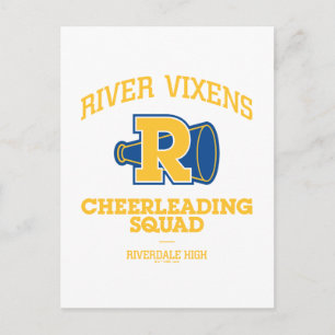 Carte Postale Équipe de cheerleading des Vixens de la rivière