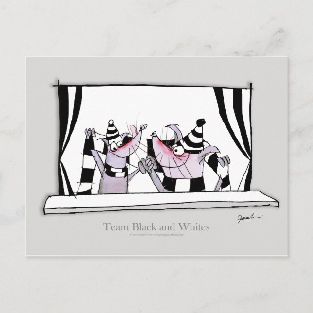 Carte Postale équipe de chiens (Devant)