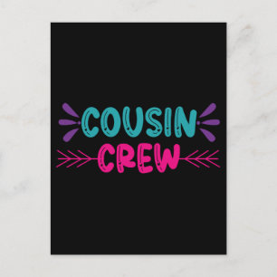 Carte Postale Équipe de cousins mignons