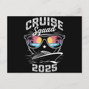 Carte Postale Équipe de croisière 2025 Famille de jumelage de va