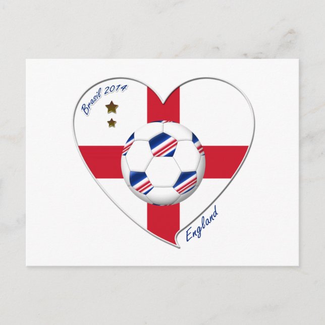Carte Postale Équipe de football "ANGLETERRE". Fútbol de Inglate (Devant)