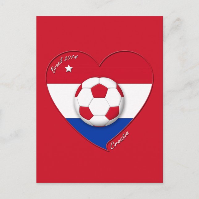 Carte Postale Équipe de football "CROATIA". Fútbol de Croacia 20 (Devant)