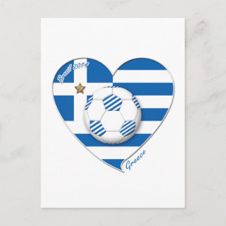 Carte Postale Équipe de football "GRÈCE". Football Fútbol Grecia