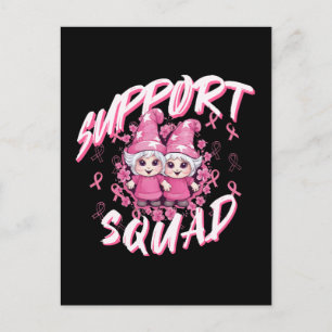 Carte Postale Équipe de soutien Gnome Warrior Sensibilisation au