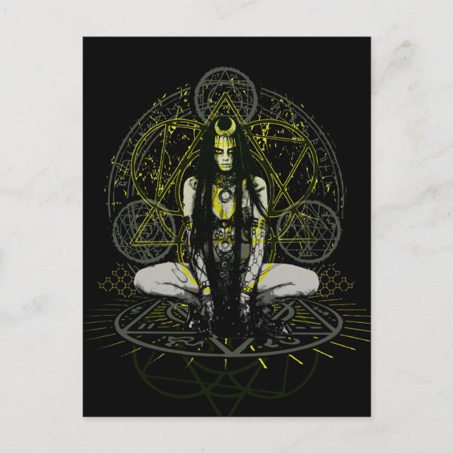 Carte Postale Équipe de suicide | Cercles magiques Enchantress (Devant)