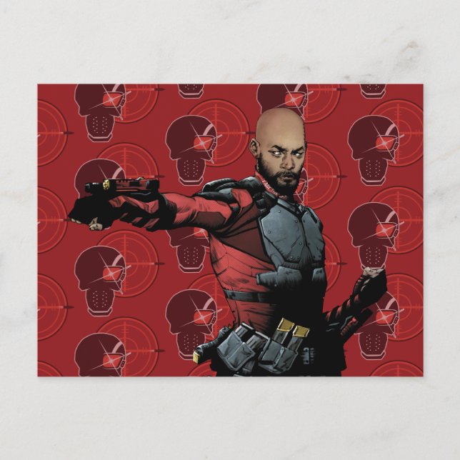 Carte Postale Équipe de suicide | Deadshot Comic Book Art (Devant)