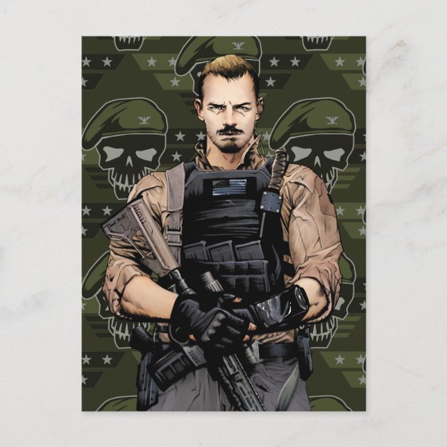 Carte Postale Équipe de suicide | Rick Drapeau Bande dessinée Ar (Devant)