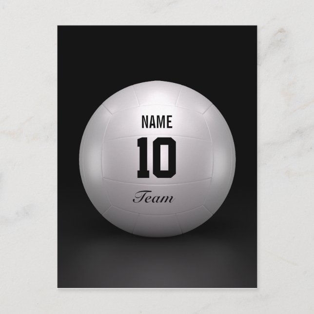 Carte Postale Équipe de volley-ball (Devant)