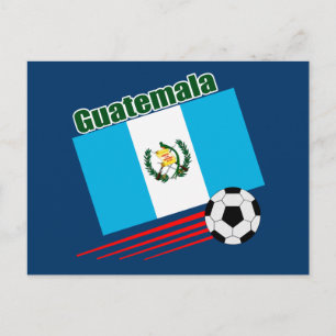 Carte Postale Équipe du Guatemala de football