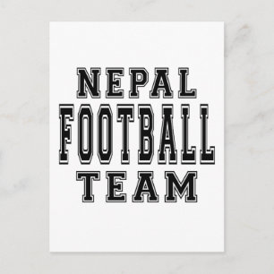 Carte Postale Équipe du Népal de football
