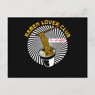 Carte Postale Équipe du Ramen Lover Club | Cadeau pour l'amoureu