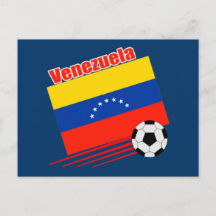 Carte Postale Équipe du Venezuela de football