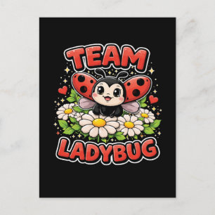 Carte Postale Équipe Ladybug