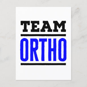 Carte Postale Équipe Ortho Orthopédique Orthopédique Infirmière