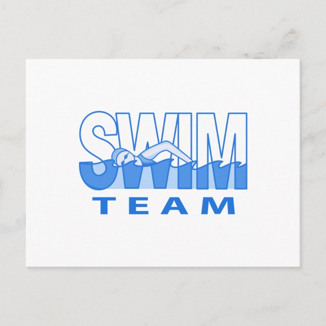 CARTE POSTALE ÉQUIPE SWIM (Devant)