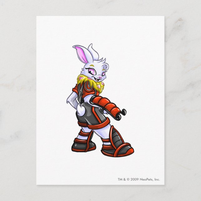 Carte Postale Équipe Virtupets Space Station Capitaine 2 (Devant)