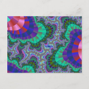 Carte Postale Équipement vert et bleu