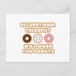 Carte Postale ergothérapeute .. Fonctionnera Pour Les Donuts