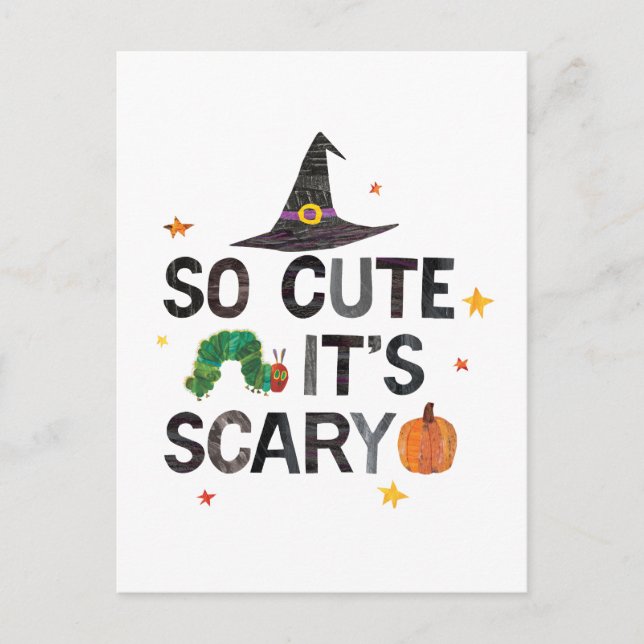 Carte Postale Eric Carle | Alors mignon c'est effrayant (Devant)