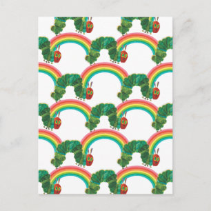 Carte Postale Eric Carle   Le modèle de la chenille très affamée