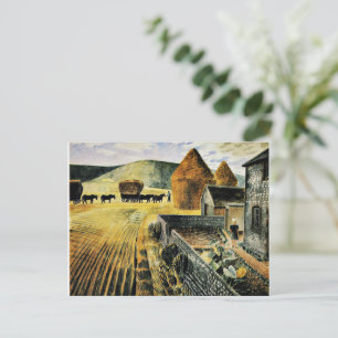 Carte Postale Eric Ravilious - Furlong, célèbre peinture,