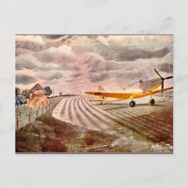 Carte Postale Eric Ravilit, Fairey Battle (Devant)