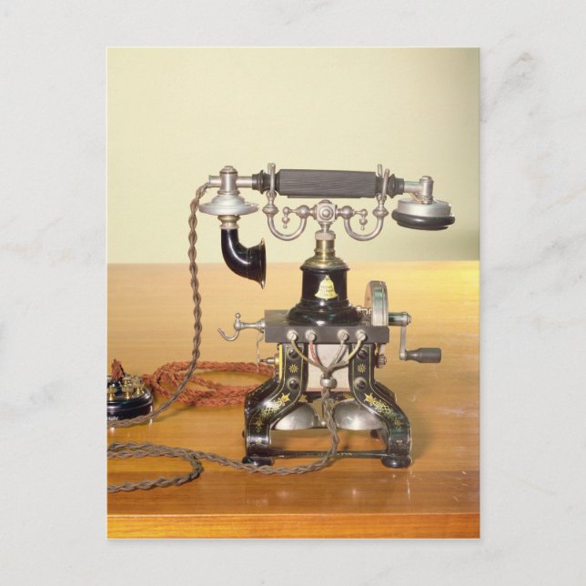 Carte Postale Ericsson Telephone, 1890 (Devant)